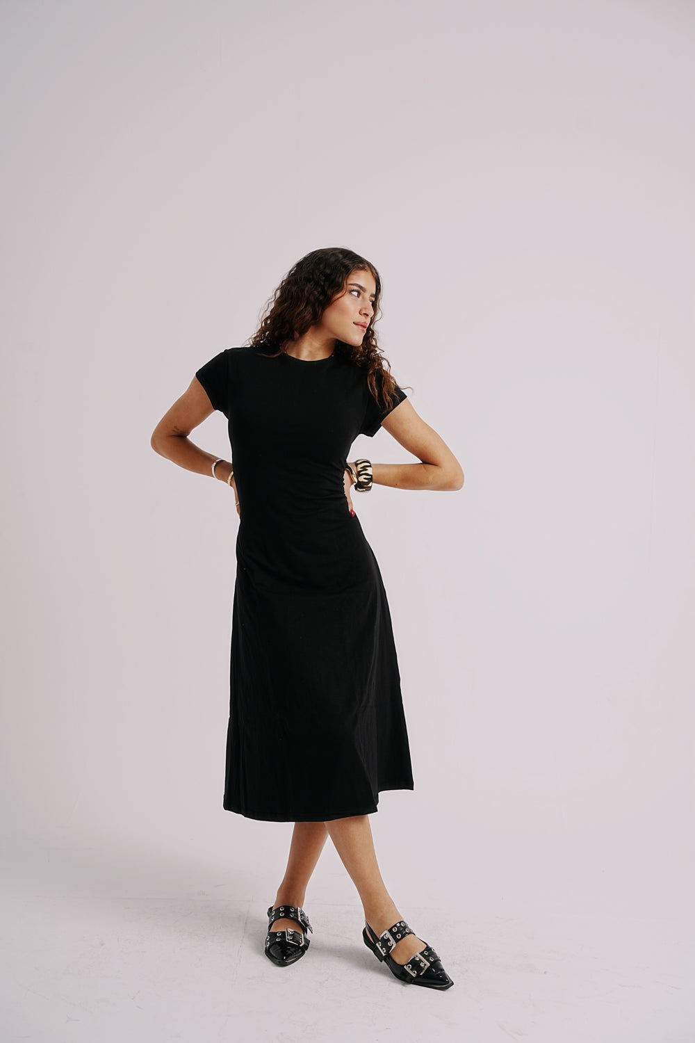 The waist fitted dress