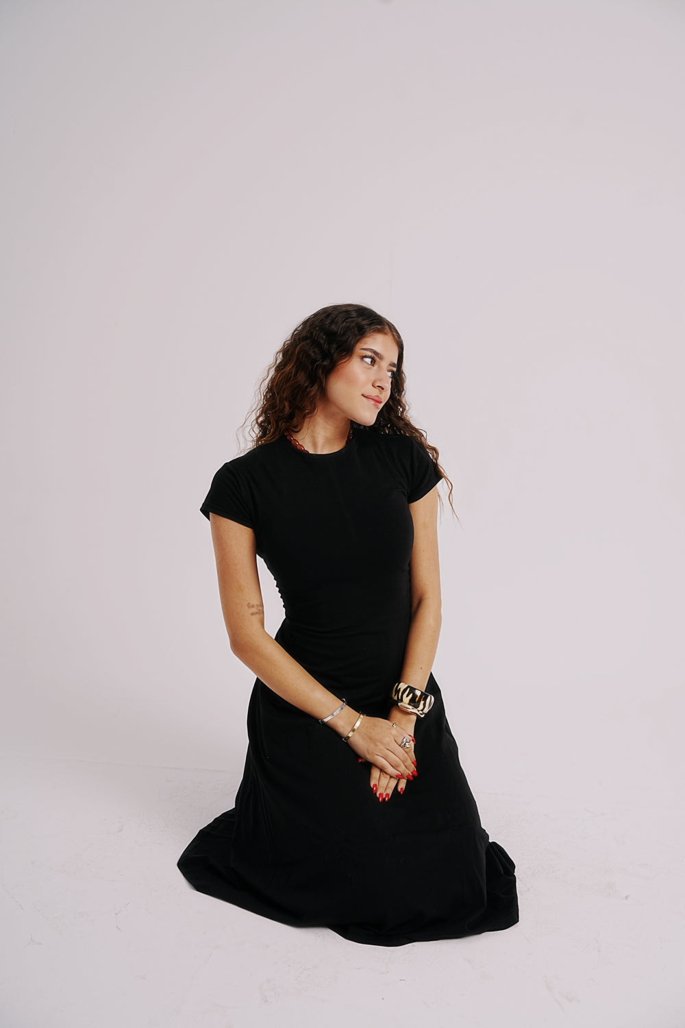The waist fitted dress