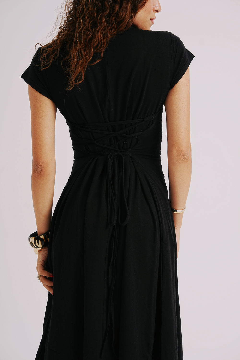 The waist fitted dress