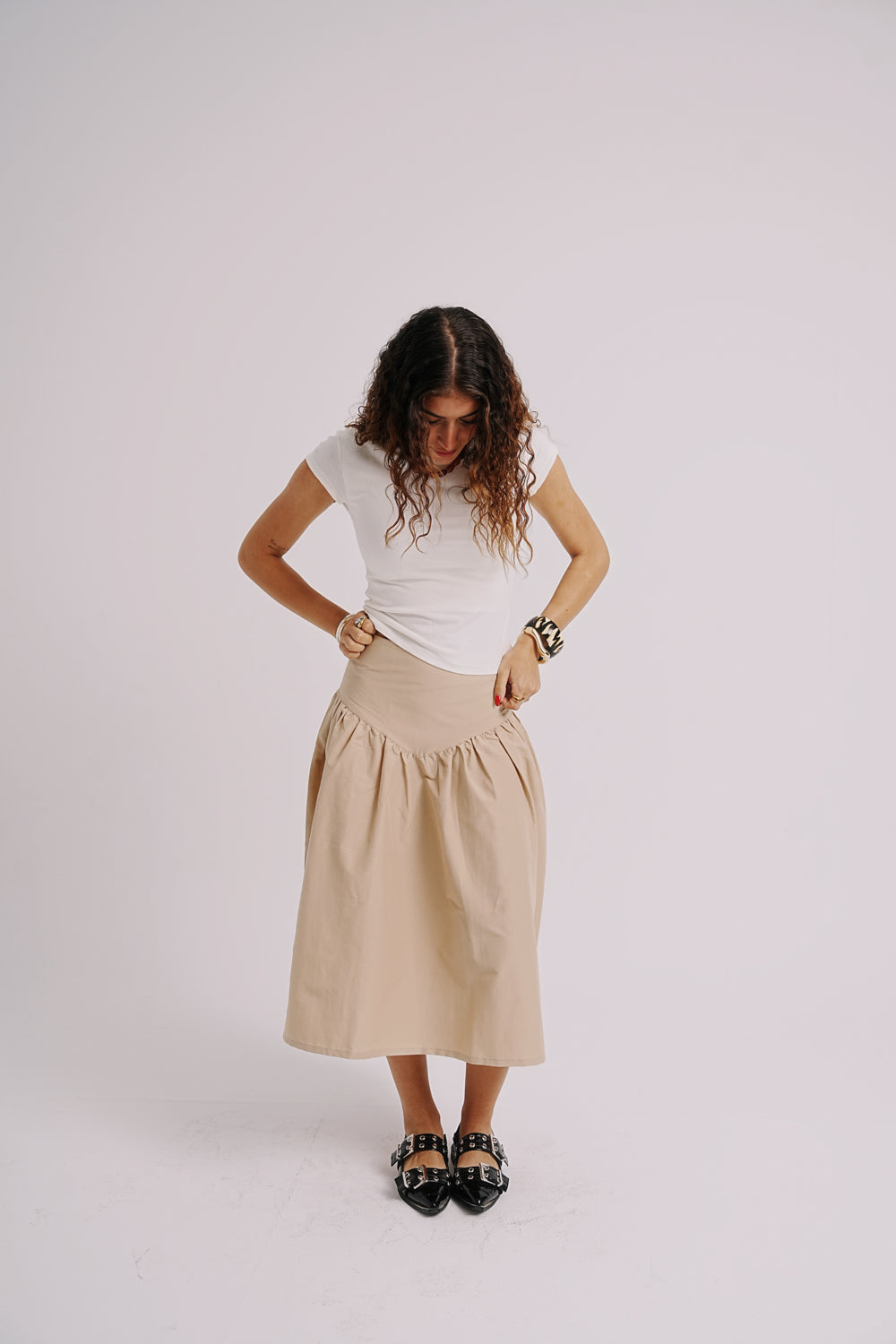 The V-waist skirt