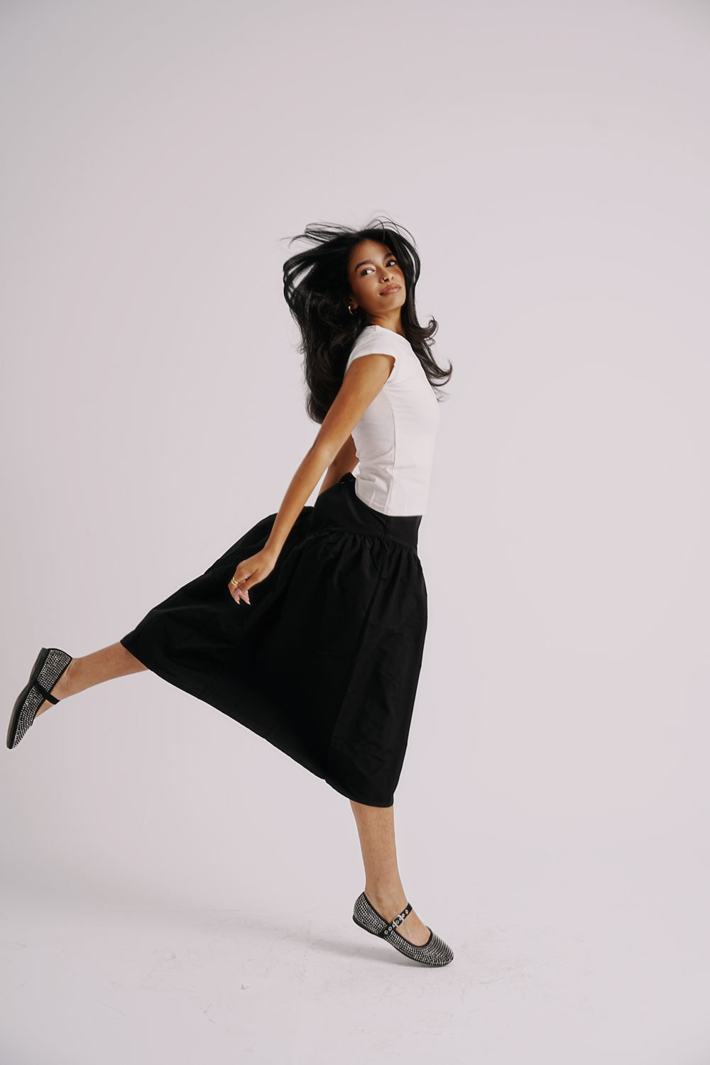 The V-waist skirt