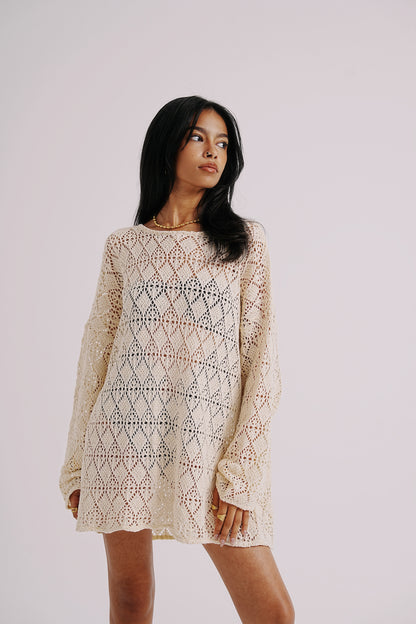 The knit beach dress