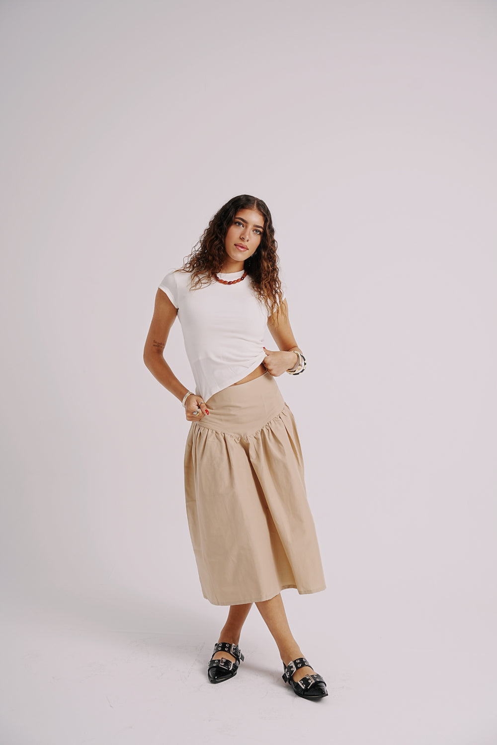 The V-waist skirt