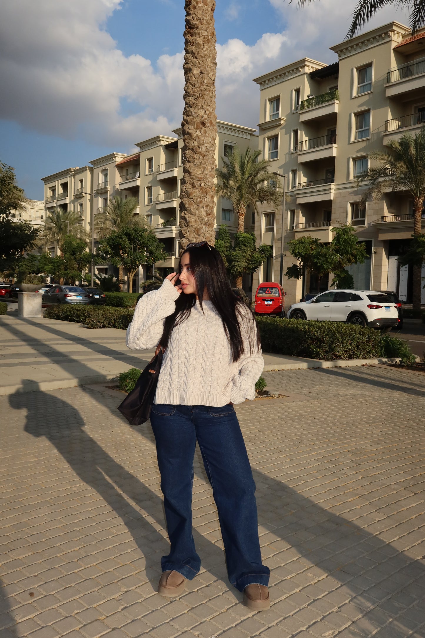 The off white pullover