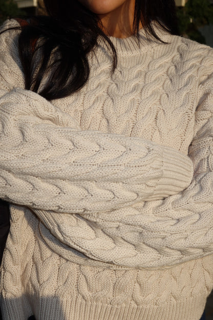 The off white pullover